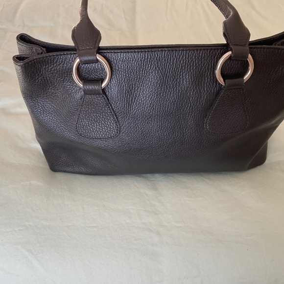 Jaeger Black Italian Leather Handbag - Picture 7 of 9